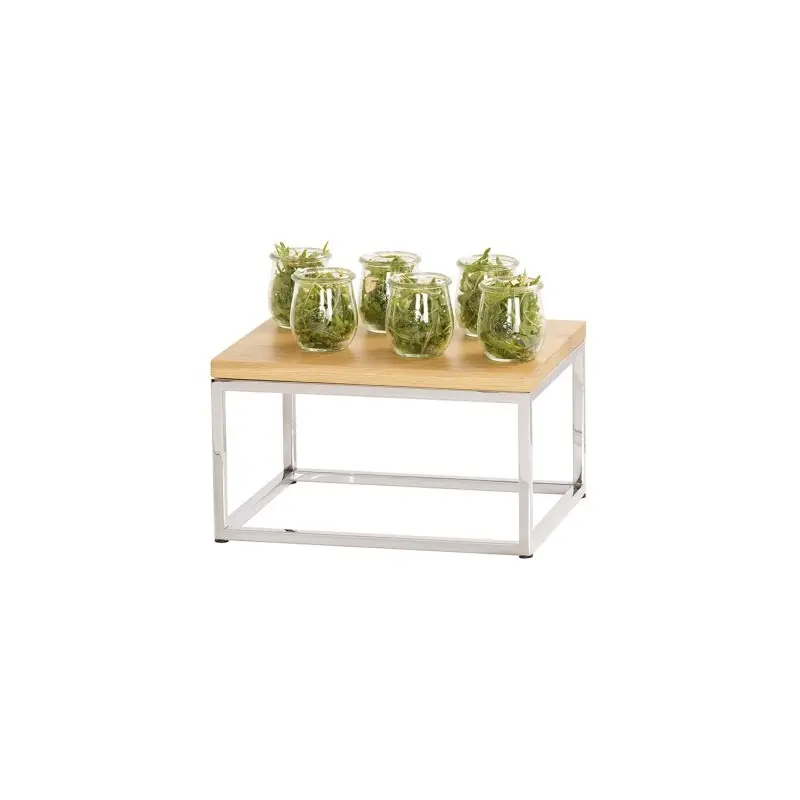 Cal-Mil Chrome Riser - 10 x 12 x 6.75 Cal-Mil Chrome Riser - 10 x 12 x 6.75