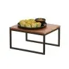 Cal-Mil Black Metal Riser - 10 x 12 x 6.75