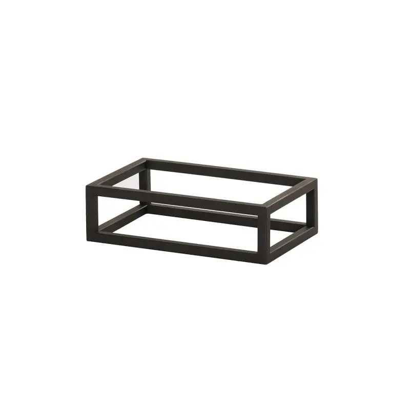 Cal-Mil Black Open Frame Riser - 6 x 10 x 3 Cal-Mil Black Open Frame Riser - 6 x 10 x 3
