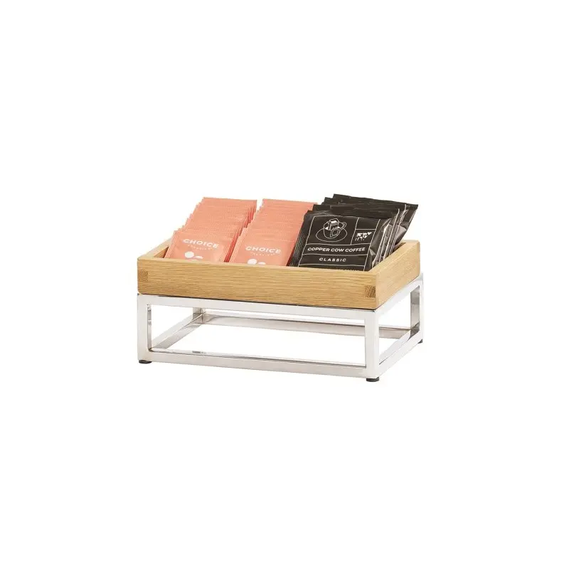 Cal-Mil Chrome Open Frame Riser - 6 x 10 x 3