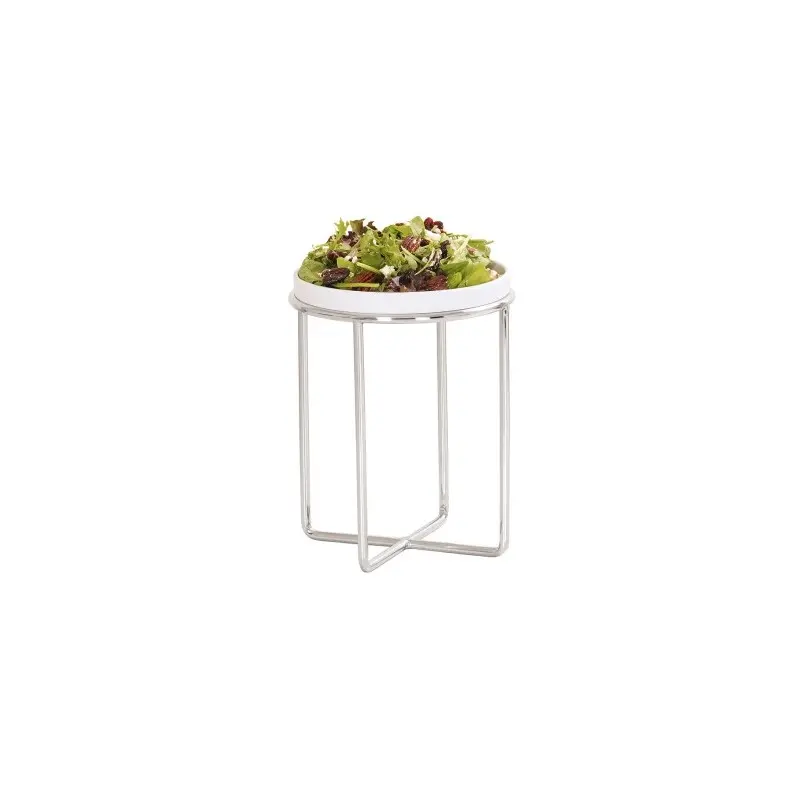 Cal-Mil Chrome Round Riser - 10" H Cal-Mil Chrome Round Riser - 10" H