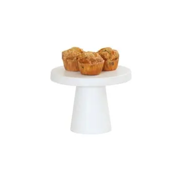 Cal-Mil 12 Dia x 7.5 H Pedestal Cake Stand - White