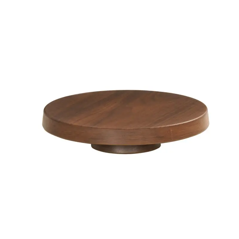 Cal-Mil 12 Dia x 2.25 H Pedestal Cake Stand - Walnut Cal-Mil 12 Dia x 2.25 H Pedestal Cake Stand - Walnut