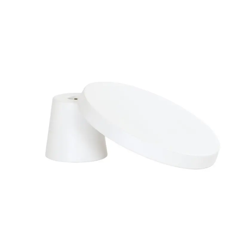 Cal-Mil 12 Dia x 2.25 H Pedestal Cake Stand - White