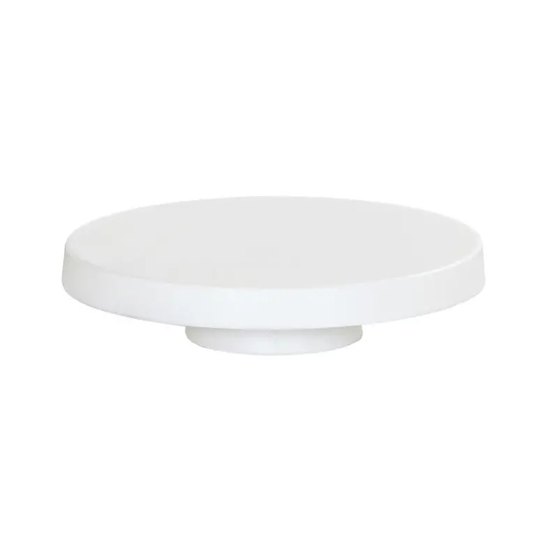 Cal-Mil 10.25 Dia x 2.25 H Pedestal Cake Stand - White