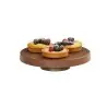Cal-Mil 10.25 Dia x 2.25 H Pedestal Cake Stand - Walnut
