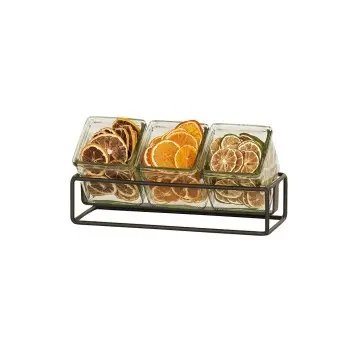 Cal-Mil Black 3 Jar Holder - 3" H