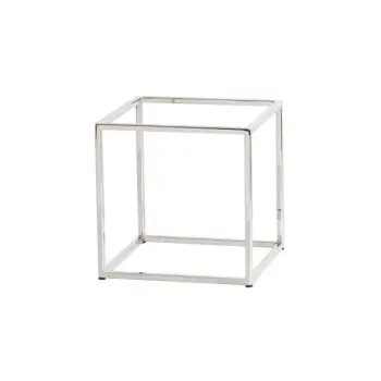 Cal-Mil Chrome Cube Riser - 12"