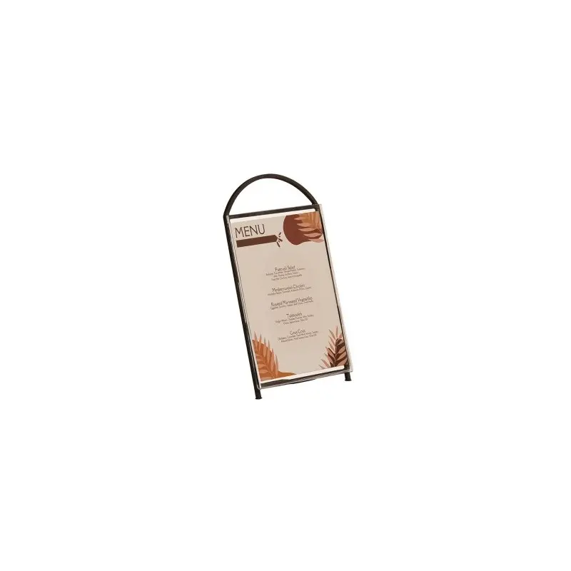 Cal-Mil Arched Signholder - 8.5 x 11 Black Cal-Mil Arched Signholder - 8.5 x 11 Black