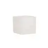 Cal-Mil 4 x 4 Resin Jar - White Marble