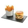 Cal-Mil Melamine Faux Slate 7 x 12 Black