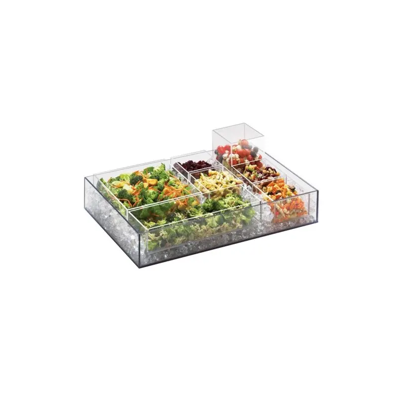 Cal-Mil 16 x 24 x 4.25 5 Sided Box Clear Cal-Mil 16 x 24 x 4.25 5 Sided Box Clear