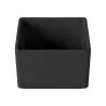 Cal-Mil 5 x 5 x 3 Melamine Box - Black