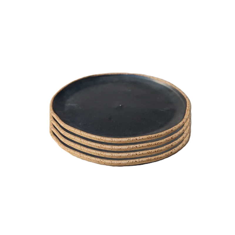 Out of the Blue Lava Salad Plate - Diameter: 8.2"