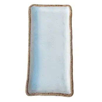 Out of the Blue Kastro Platter Small - Length: 9.8" Width: 5.1"