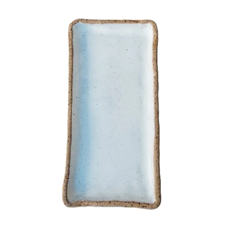 Out of the Blue Kastro Platter Small - Length: 9.8" Width: 5.1"