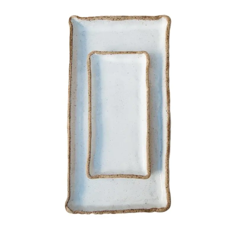 Out of the Blue Kastro Platter Medium - Length: 13" Width: 5.3"