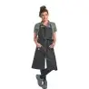 Mercer Culinary Zephyr Bib Apron - Black Denim