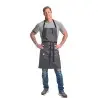 Mercer Culinary Scout Bib Apron - Charcoal Gray