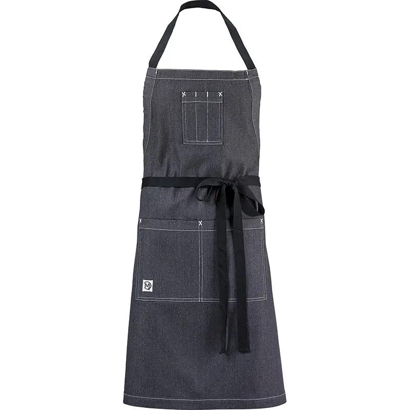Mercer Culinary Scout Bib Apron - Charcoal Gray Mercer Culinary Scout Bib Apron - Charcoal Gray