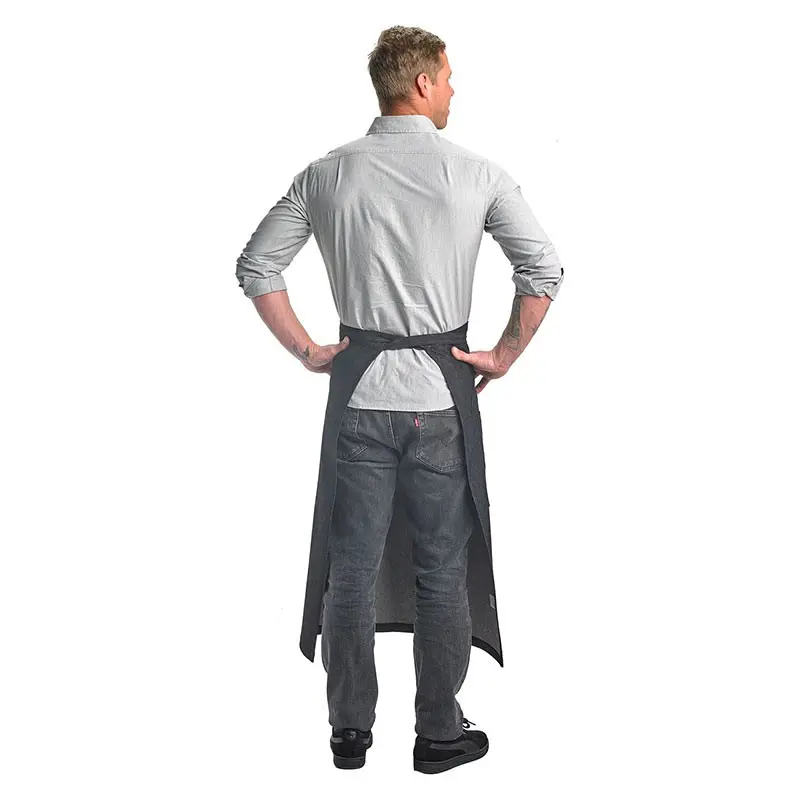 Mercer Culinary Talon Bistro Apron - Black Denim Mercer Culinary Talon Bistro Apron - Black Denim