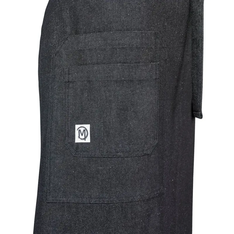 Mercer Culinary Talon Bistro Apron - Black Denim Mercer Culinary Talon Bistro Apron - Black Denim