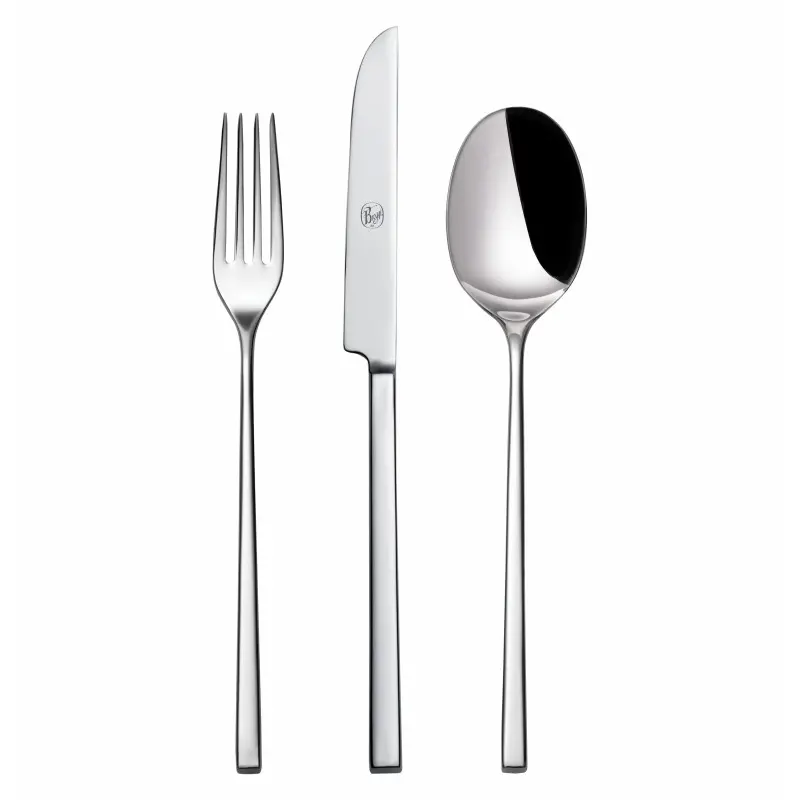 Broggi Gualtiero Marchesi Collection Stainless Steel Soup Spoon - Set of 12