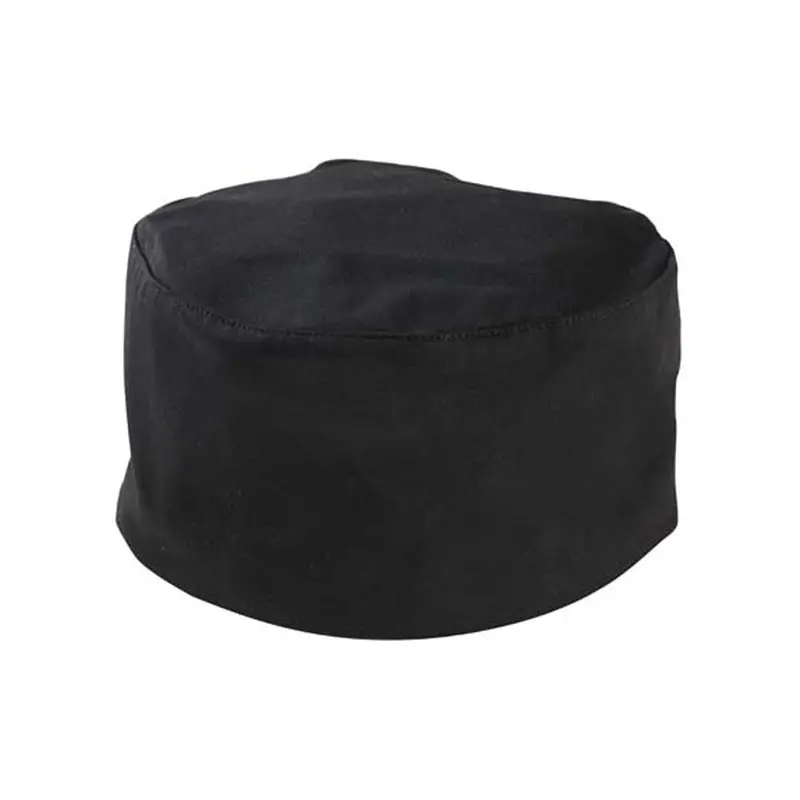 Mercer Culinary Baker's Skull Cap - No Mesh - Black -