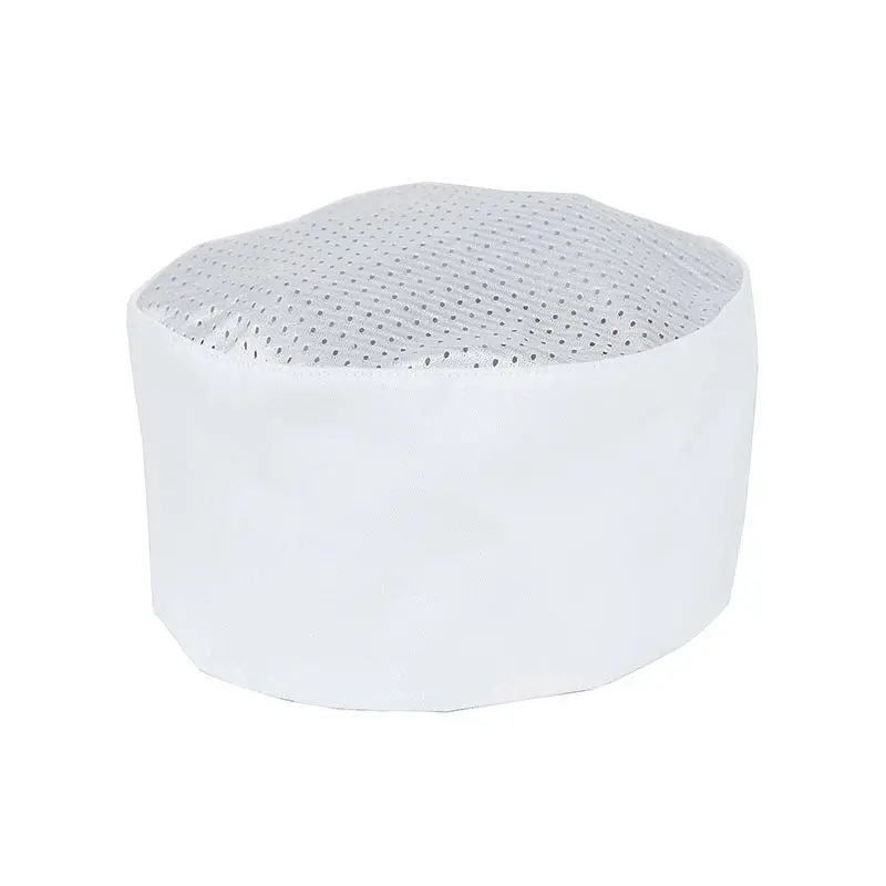 Mercer Culinary Baker's Skull Cap - Mesh Top - White - Mercer Culinary Baker's Skull Cap - Mesh Top - White -