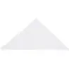 Mercer Culinary Neckerchief - White - 39" x 29" -