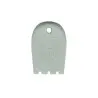 Mercer Culinary Silicone Plating Wedge - 4mm Square Notch -