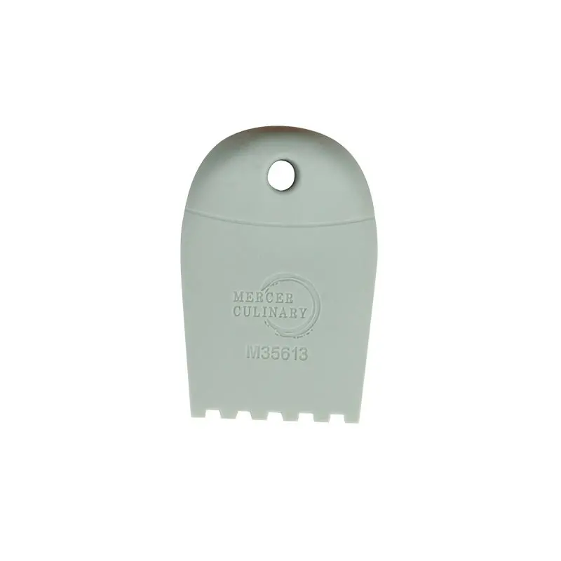 Mercer Culinary Silicone Plating Wedge - 5mm Square Notch -