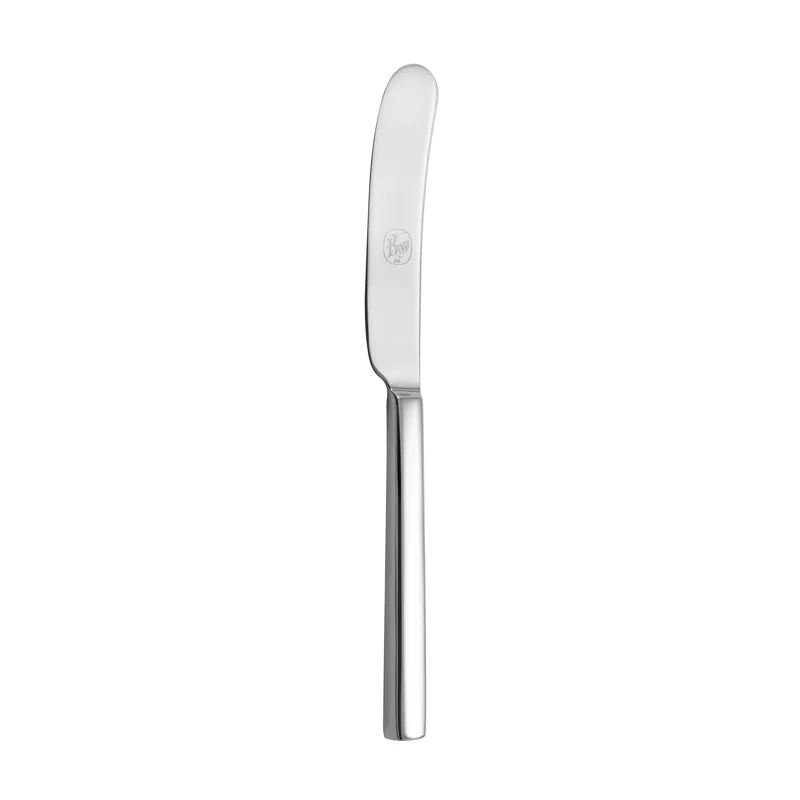 Broggi Gualtiero Marchesi Collection Stainless Steel Butter Knife Solid Handle - Set of 12