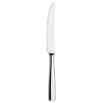 Broggi Impulso Collection Silver Plated Dessert Knife Solid Handle - Set of 12