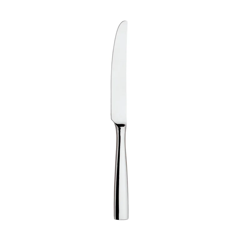 Broggi Impulso Collection Silver Plated Dessert Knife Solid Handle - Set of 12 Broggi Impulso Collection Silver Plated Dessert Knife Solid Handle - Set of 12