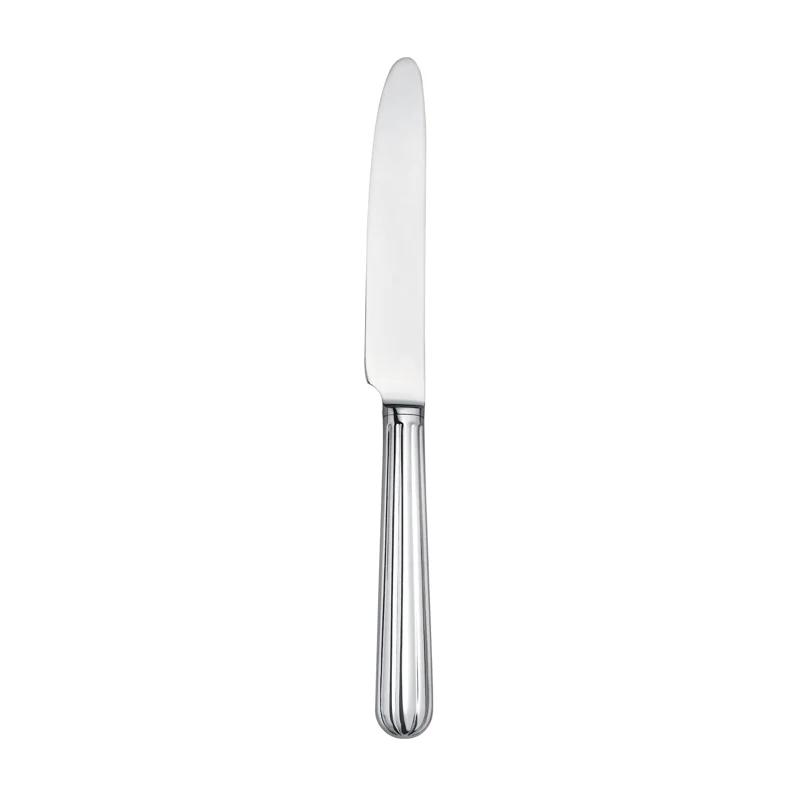 Broggi Metropolitan Collection Silver Plated Table Knife Solid Handle - Set of 12 Broggi Metropolitan Collection Silver Plated Table Knife Solid Handle - Set of 12