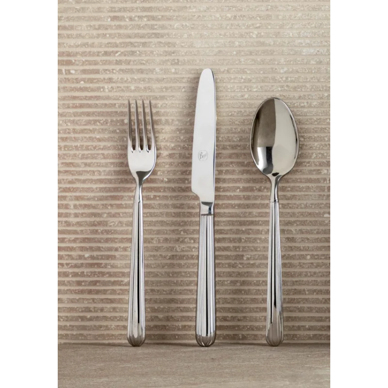 Broggi Metropolitan Collection Stainless Steel Dessert Spoon - Set of 12 Broggi Metropolitan Collection Stainless Steel Dessert Spoon - Set of 12