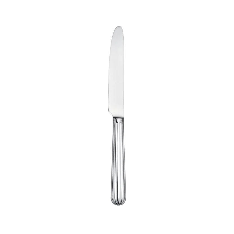 Broggi Metropolitan Collection Silver Plated Dessert Knife Solid Handle - Set of 12 Broggi Metropolitan Collection Silver Plated Dessert Knife Solid Handle - Set of 12