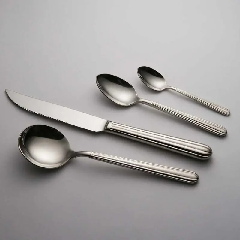 Broggi Metropolitan Collection Stainless Steel Dessert Knife Solid Handle - Set of 12 Broggi Metropolitan Collection Stainless Steel Dessert Knife Solid Handle - Set of 12