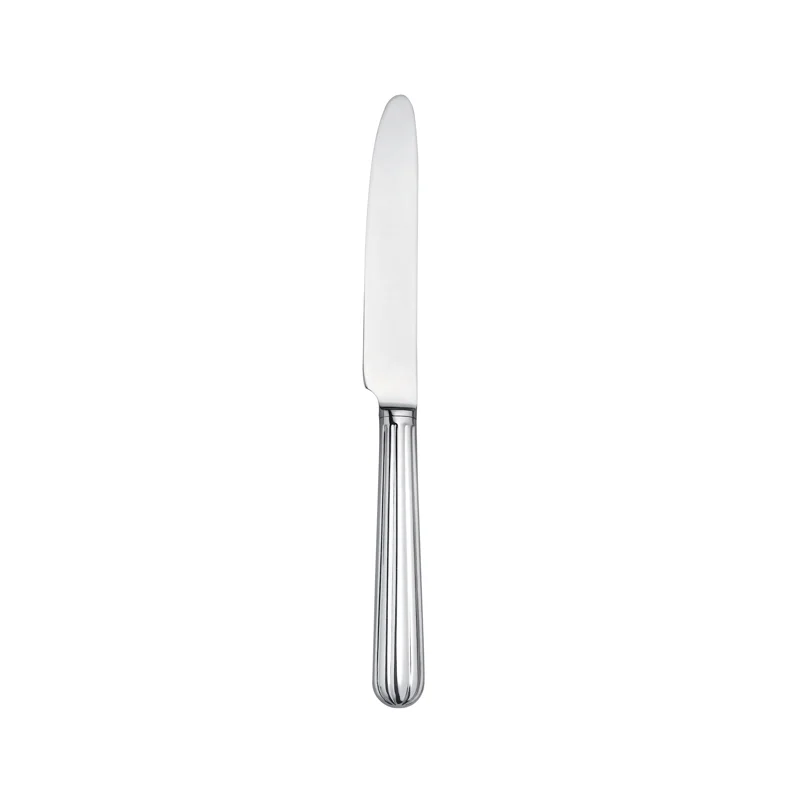 Broggi Metropolitan Collection Silver Plated Dessert Knife Hollow Handle - Set of 12
