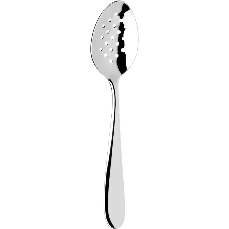 Broggi City Collection Stainless Steel Slotted Serving Spoon - 25 X 8.5 Cm - Set of 12
