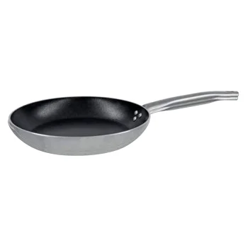 Aluminum Frying Pan with Non-Stick Coating - 12 1/2"