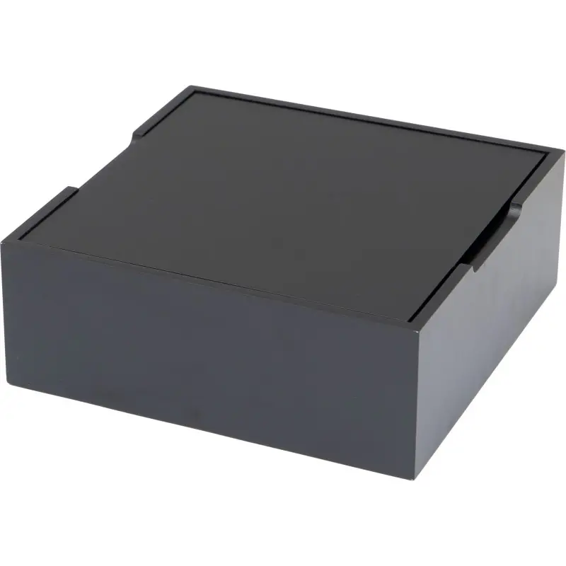 Broggi Collection Wood Bento Box. Square. Black Wood Broggi Collection Wood Bento Box. Square. Black Wood