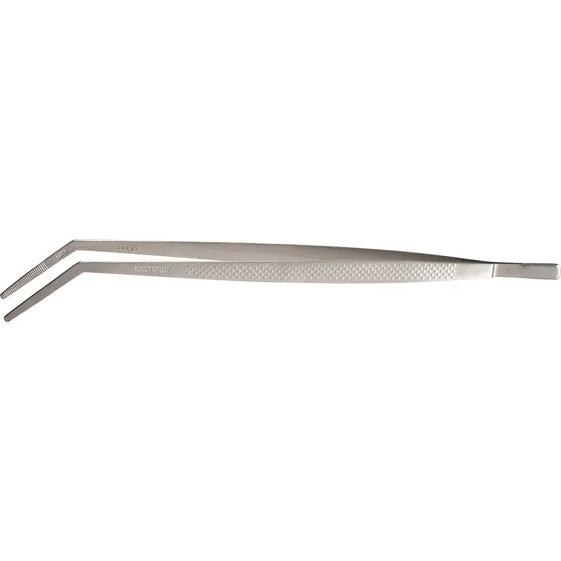 Mercer Culinary Precision Plus Tong - Curved Tip - 11 3/4" - Mercer Culinary Precision Plus Tong - Curved Tip - 11 3/4" -