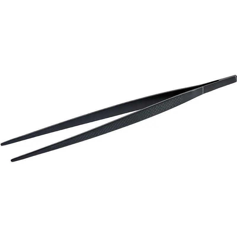 Mercer Culinary Precision Plus Tong - Straight - 9 3/8" - Black - Mercer Culinary Precision Plus Tong - Straight - 9 3/8" - Black -