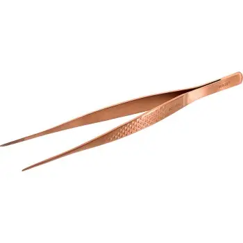 Mercer Culinary Precision Plus Tong - Fine Tip Straight - 6 1/8" - Rose Gold -