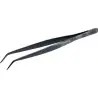 Mercer Culinary Precision Plus Tong - Fine Tip Curved - 6 1/8" - Black -