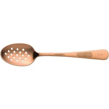 Mercer Culinary Plating Spoon - Perforated Bowl - 7 7/8" - Rose Gold -