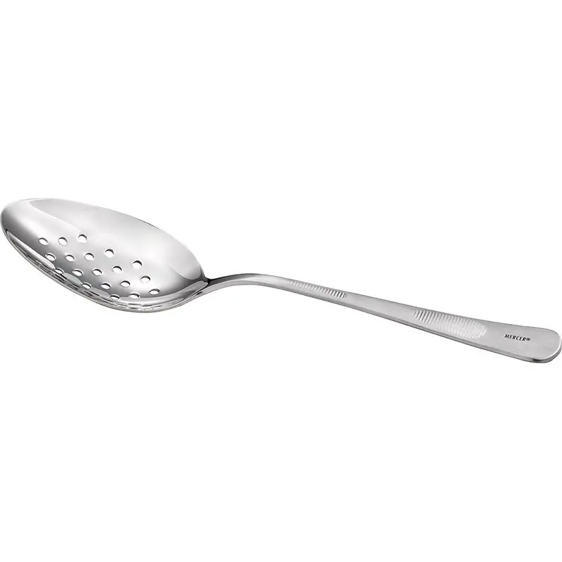 Mercer Culinary Plating Spoon - Perforated Bowl - 7 7/8" -