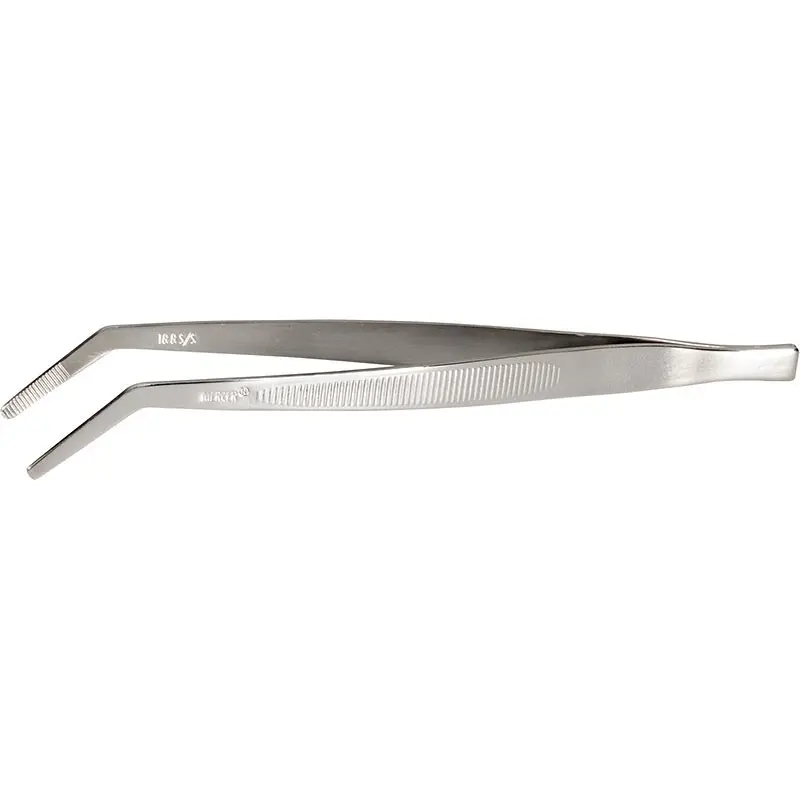 Mercer Culinary Precision Tong - Curved Tip - 6 1/8" - Mercer Culinary Precision Tong - Curved Tip - 6 1/8" -